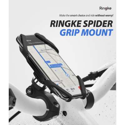 Ringke Spider Universele Telefoonhouder Fiets - Tot 6 inch