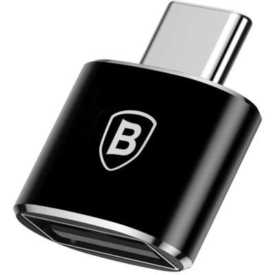 Baseus Adapter USB naar USB-C - Zwart