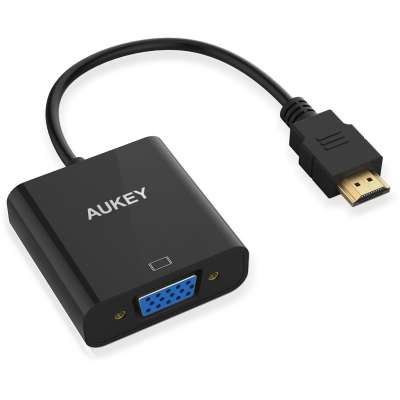 Aukey HDMI naar VGA Adapter 1080P - zwart