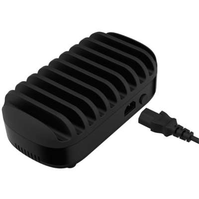 Orico Smart Charging Docking Station - 10 USB Poorten - Zwart