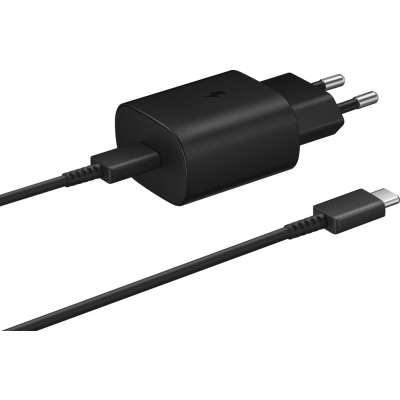 Samsung USB-C Adapter met 1m kabel 25W Super Fast Charging - Power Delivery - Zwart