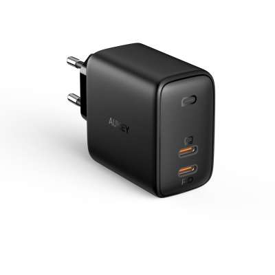 Aukey PA-B4S Dual Power Delivery 3.0 Thuislader 65W - Zwart