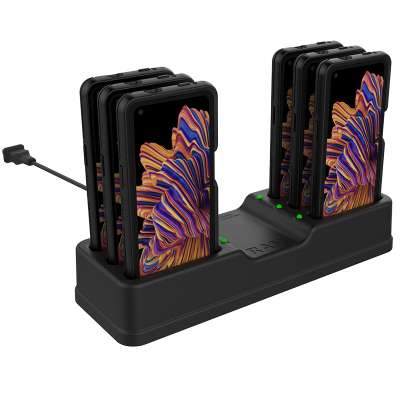 RAM 6-Port Charging Dock voor Samsung Galaxy XCover Pro met OtterBox uniVERSE