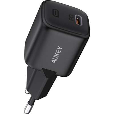 Aukey USB-C Power Delivery Thuislader 20W - Zwart