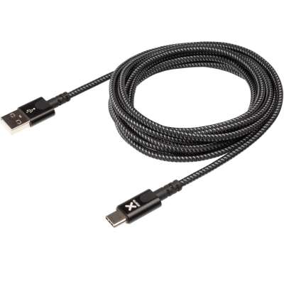 Xtorm USB naar USB-C Kabel - 3 meter - Zwart
