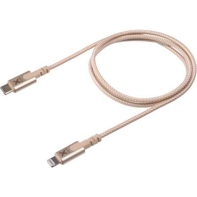 Xtorm USB-C naar Lightning Kabel - 1 meter - Goud