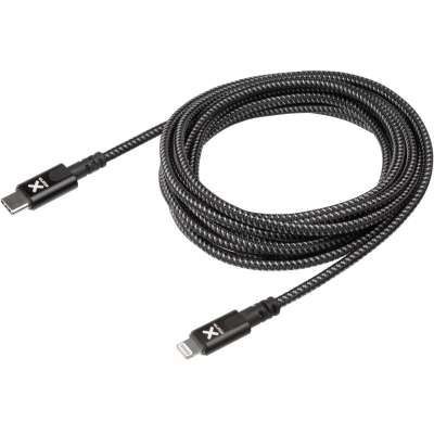 Xtorm USB-C naar Lightning Kabel - 3 meter - Zwart