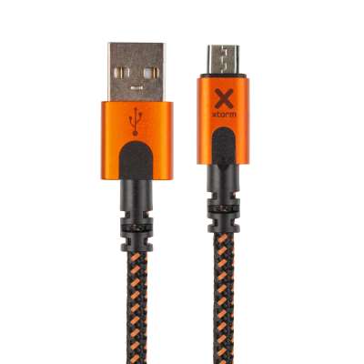 Xtorm Xtreme USB naar Micro USB - 1,5 meter - Oranje