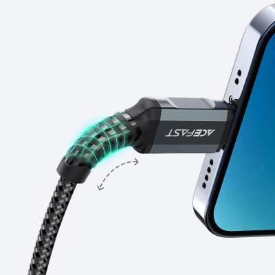 Acefast USB naar Lightning Kabel - 120 cm - Zwart