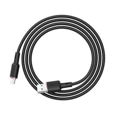 Acefast USB naar USB-C Kabel - Silicone - 120cm - Zwart