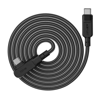 Acefast USB-C naar USB-C Kabel - 100W - 2 meter - Zwart
