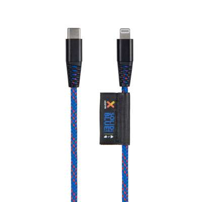 Xtorm Solid Blue USB-C naar Lightning Kabel - 1 meter - Blauw