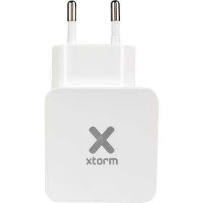 Xtorm Dual USB Oplader + USB-C Kabel (Power Delivery) - Wit