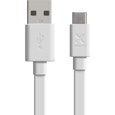 Xtorm Flat USB naar USB-C Kabel - 1 meter - Wit