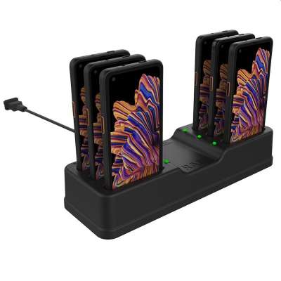 RAM 6-Port Charging Dock voor Samsung Galaxy XCover Pro - Zwart