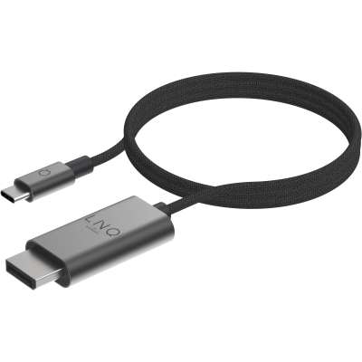 Linq byELEMENTS USB-C naar Display Port Kabel (8K/60Hz) - 2 meter - zwart