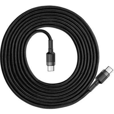 Baseus Cafule USB-C naar USB-C Kabel - 2 meter - Zwart