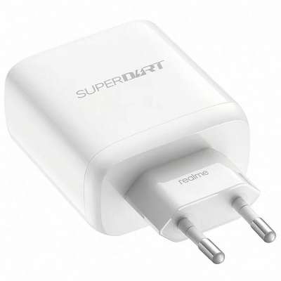 Realme 65W Travel Charger SuperDart - USB A - Wit