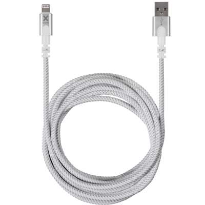 Xtorm USB naar Lightning Kabel - 3 meter - Wit