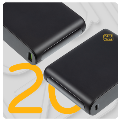 USB-C PD Powerbank 20.000mAh - Zwart