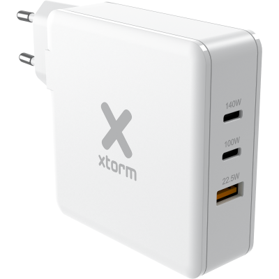 Xtorm Volt USB-C PD 3.1 EPR GaN Oplader - 140W - Wit