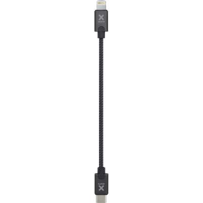 Xtorm USB-C naar Lightning Kabel - 0,15 meter - Zwart