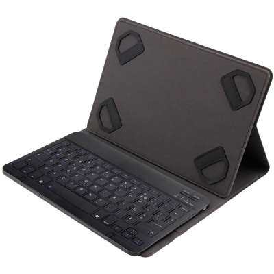 Slimline Bluetooth Universele AZERTY Keyboard hoes - zwart