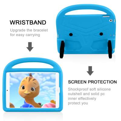 iPad 2021/2020 Kinderhoes - 10.2 inch - Kids Case Stand - Blauw