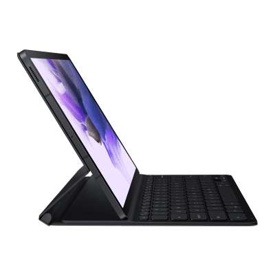 Samsung Galaxy Tab S8+ / Tab S7 FE / Tab S7+ Book Keyboard Case - Zwart