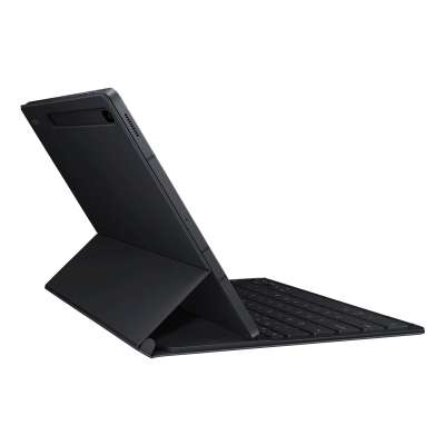 Samsung Galaxy Tab S8+ / Tab S7 FE / Tab S7+ Book Keyboard Case - Zwart
