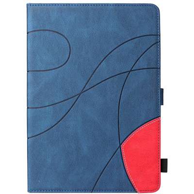 iPad 2021 Hoes - 10.2 inch - Duo Color Book Case - Blauw
