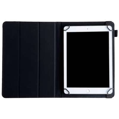 Universele Tablet Hoes - 9 t/m 11 inch - Tri-Fold Case - Zwart
