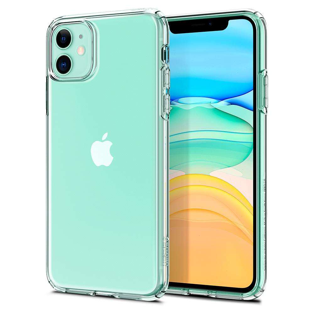rekenkundig Illusie Verdorde Hoesje geschikt voor iPhone 11 - Spigen Liquid Crystal Case - Transparant  kopen?
