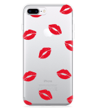 Hoesje geschikt voor iPhone 7 Plus - Red Kisses
