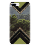 Hoesje geschikt voor iPhone 7 Plus - Forest wood