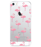 Hoesje geschikt voor iPhone 5/5S/SE(2016) - Flamingo