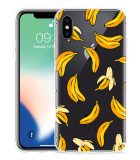 Hoesje geschikt voor iPhone X - Banana