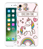 Hoesje geschikt voor iPhone 7 - Unicorn Time