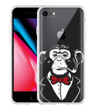 Hoesje geschikt voor iPhone 8 - Smoking Chimp