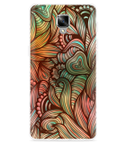 Hoesje geschikt voor OnePlus 3/3T - Abstract Colorful