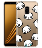 Samsung Galaxy A8 2018 Hoesje Panda Emotions