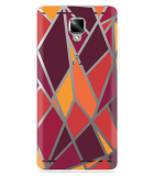 Hoesje geschikt voor OnePlus 3/3T - Colorful Triangles