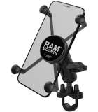 RAM X-Grip Large Telefoonhouder met RAM U-Bolt Fiets Mount - zwart