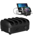 Orico Smart Charging Docking Station - 5 USB Poorten - Zwart