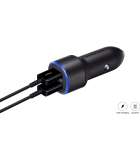 Samsung Fast Charge Autolader 15W - Dual-USB - zonder kabel - EP-L1100NBE