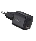 Aukey USB-C Power Delivery Thuislader 20W - Zwart