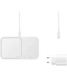 Samsung Wireless Charger Duo Pad - Met Adapter - EP-P5400TW - Wit