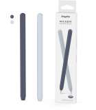 Apple Pencil Hoesje - Stoyobe Gen 2 Nice Sleeve - Blauw en Blauw - 2 stuks