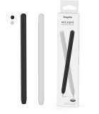 Hoesje geschikt voor Apple Pencil - Stoyobe Gen 2 Nice Sleeve - Wit en Zwart - 2 stuks