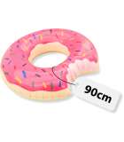 Opblaasbare Zwemband Donut - 90cm Luchtbed - Roze
